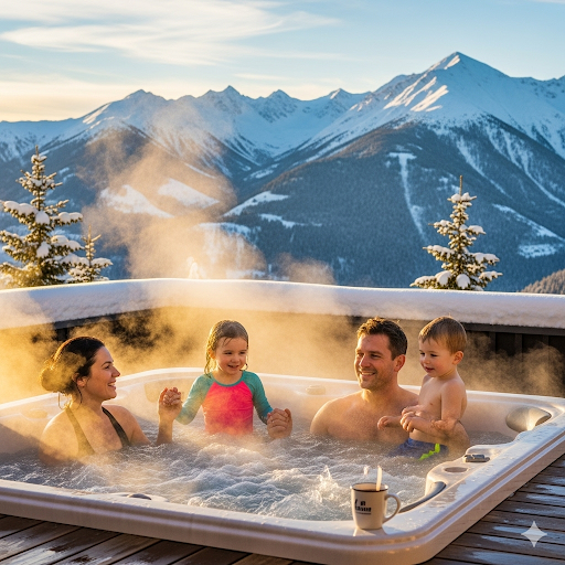 Fresh batch of hot tub water in Olympic Mountains